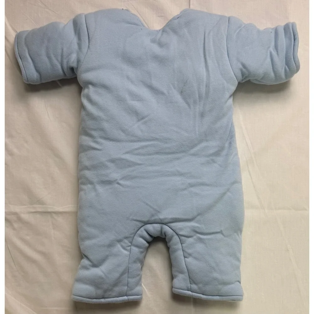 Baby Merlin's Magic Sleepsuit Blue Cotton Transition Swaddle Large 6-9 Months
